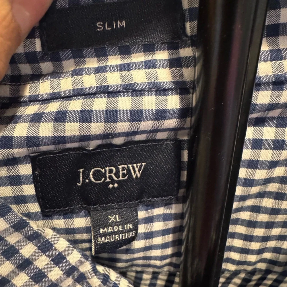 J. Crew lightweight gingham